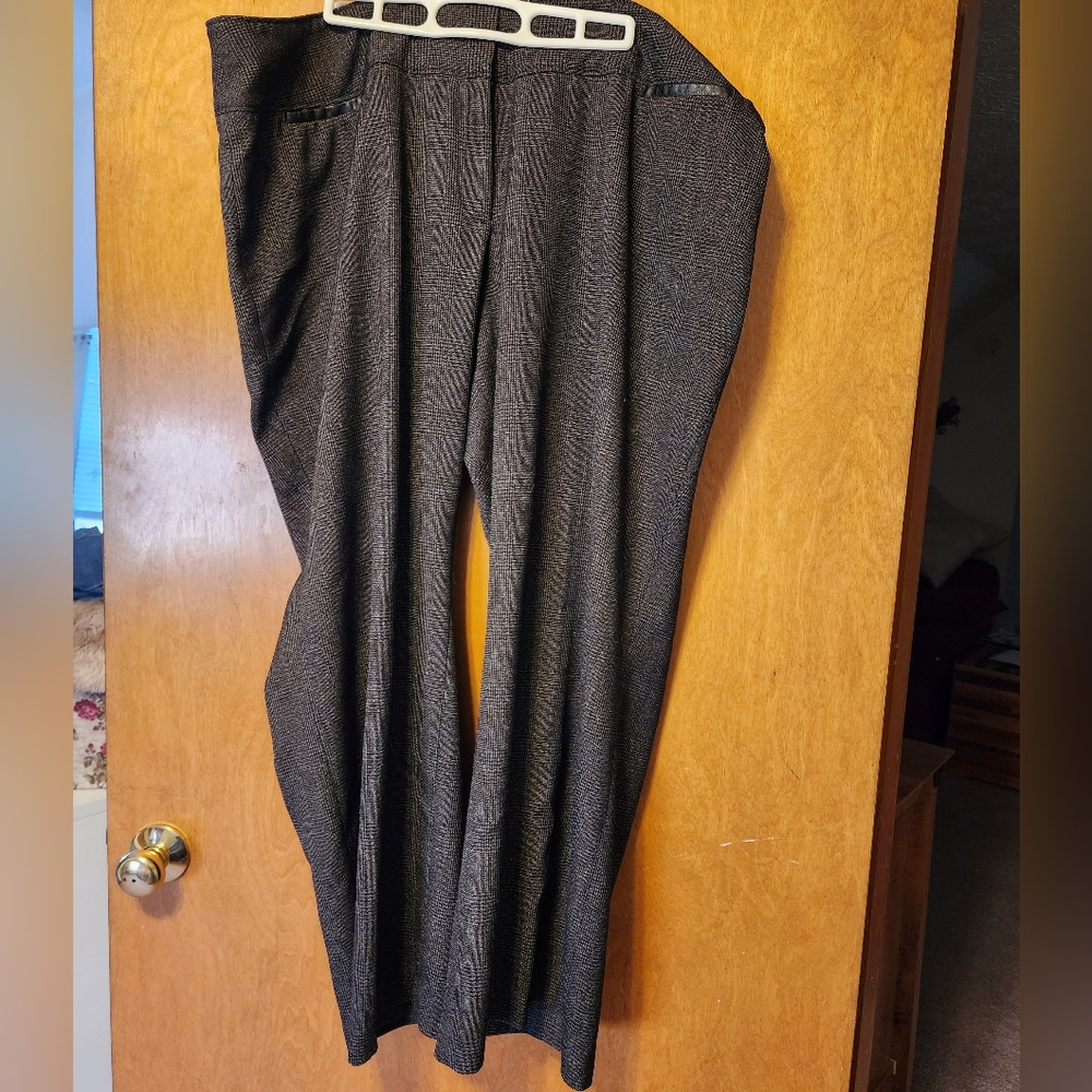 Lane Bryant plaid slacks